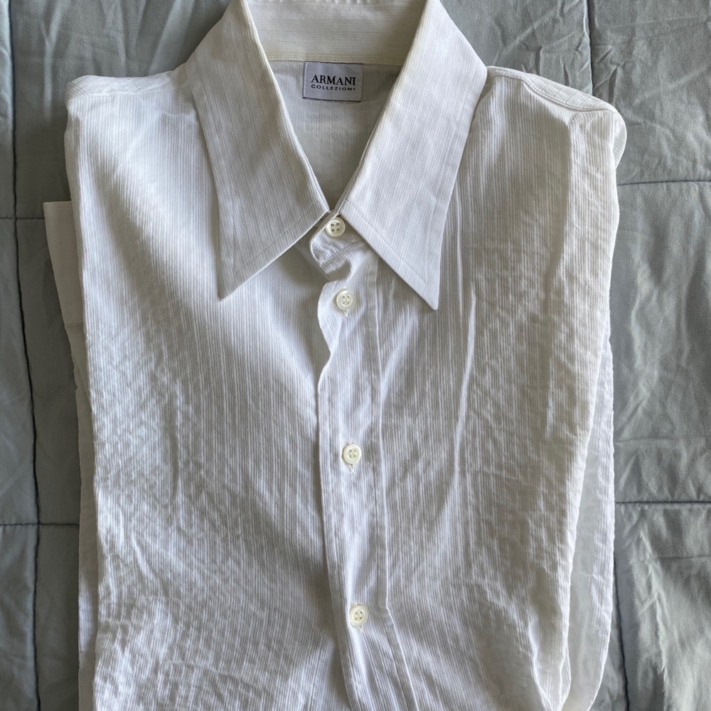 💖3/$20 Long Sleeve Button Down Armani shirt!